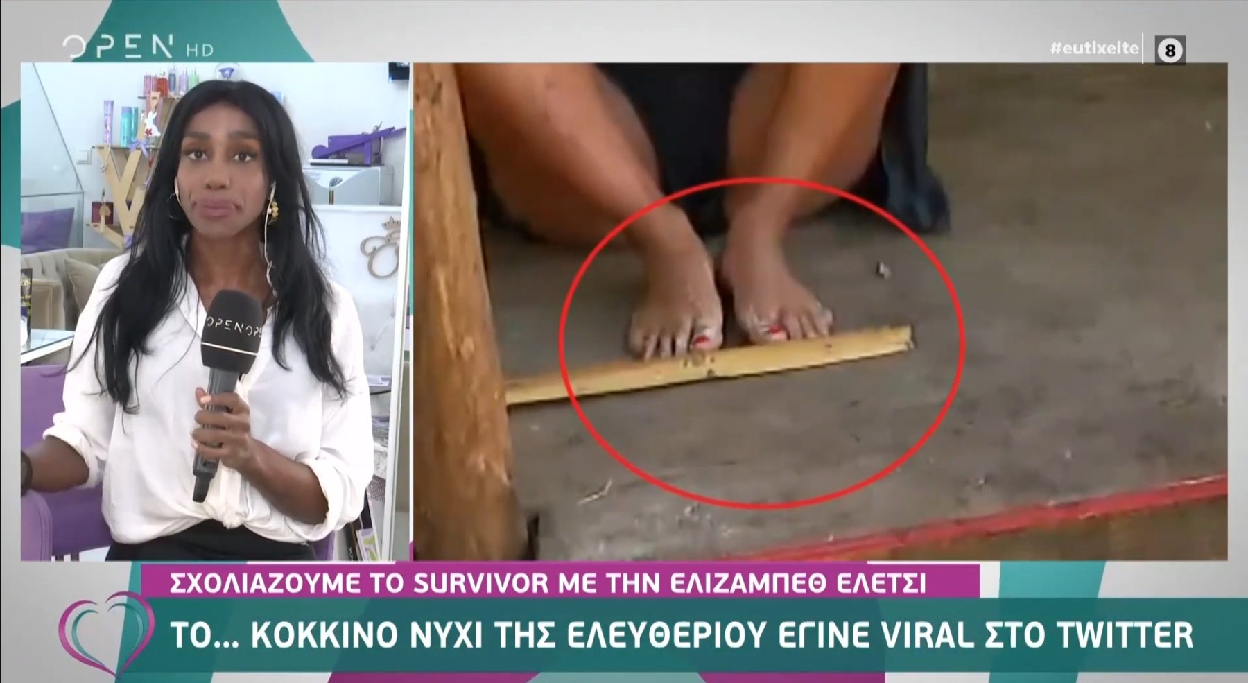 Survivor Polemos Sto Twitter Gia Ta Kokkina Bammena Nyxia Ths Eley8erias Eley8erioy Iciao